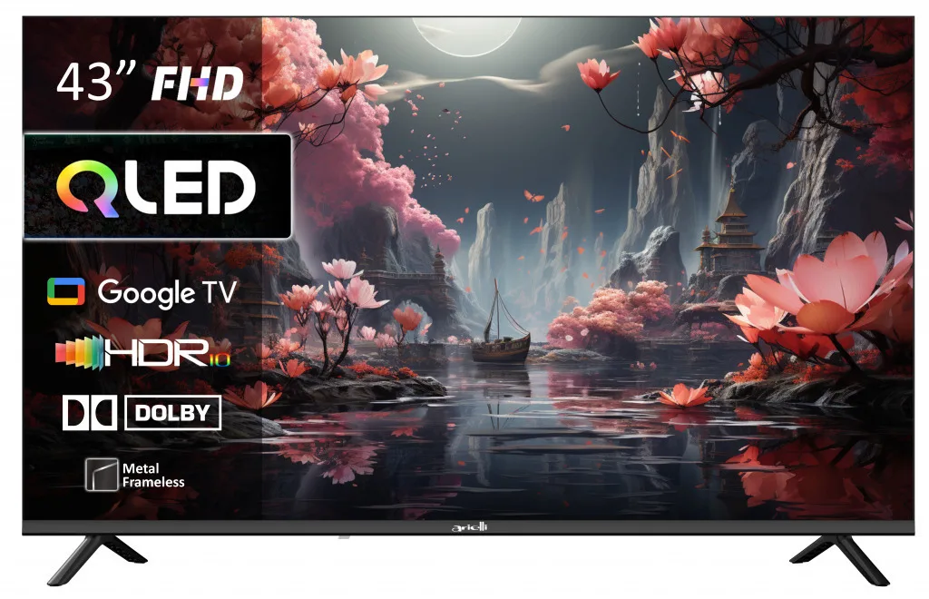 20260417130023_arielli_smart_tileorasi_43_4k_uhd_qled_qled_43ud10gtv_hdr_2025.jpeg Arielli Smart Τηλεόραση 43" 4K UHD QLED QLED-43UD10GTV HDR (2025) - Image 1