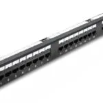 DeLock Patch Panel Unshielded για Rack 1U 19" 24 Θυρών Μαύρο 91087