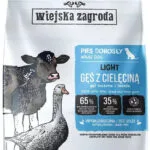 Wiejska Zagroda 12kg Ξηρά Τροφή Διαίτης για Ενήλικους Σκύλους με Γαλοπούλα και Μοσχάρι