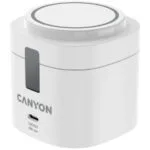 Canyon Ασύρματος Φορτιστής Qi2 με Θύρα USB-C 30W Power Delivery Λευκός (OnCharge 405)