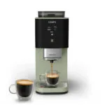 Krups Αυτόματη Μηχανή Espresso 1450W Πίεσης 15bar με Μύλο Άλεσης Πράσινη 1404310