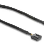 DeLock 4pin - Cable 0.3m Μαύρο 91360