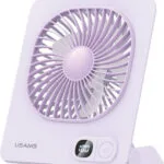 Usams Ανεμιστηράκι Κινητού USB / Ρεύματος Μωβ ZB363FS03