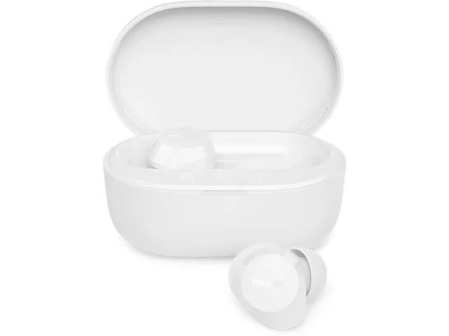 20260602114408_20af8c55.jpeg Philips TAT1300 In-ear Bluetooth Handsfree Ακουστικά με Αντοχή στον Ιδρώτα και Θήκη Φόρτισης Λευκά - Image 1