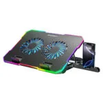 Wozinsky WDCX-A26 Cooling Pad για Laptop έως 17" με 2 Ανεμιστήρες και Φωτισμό