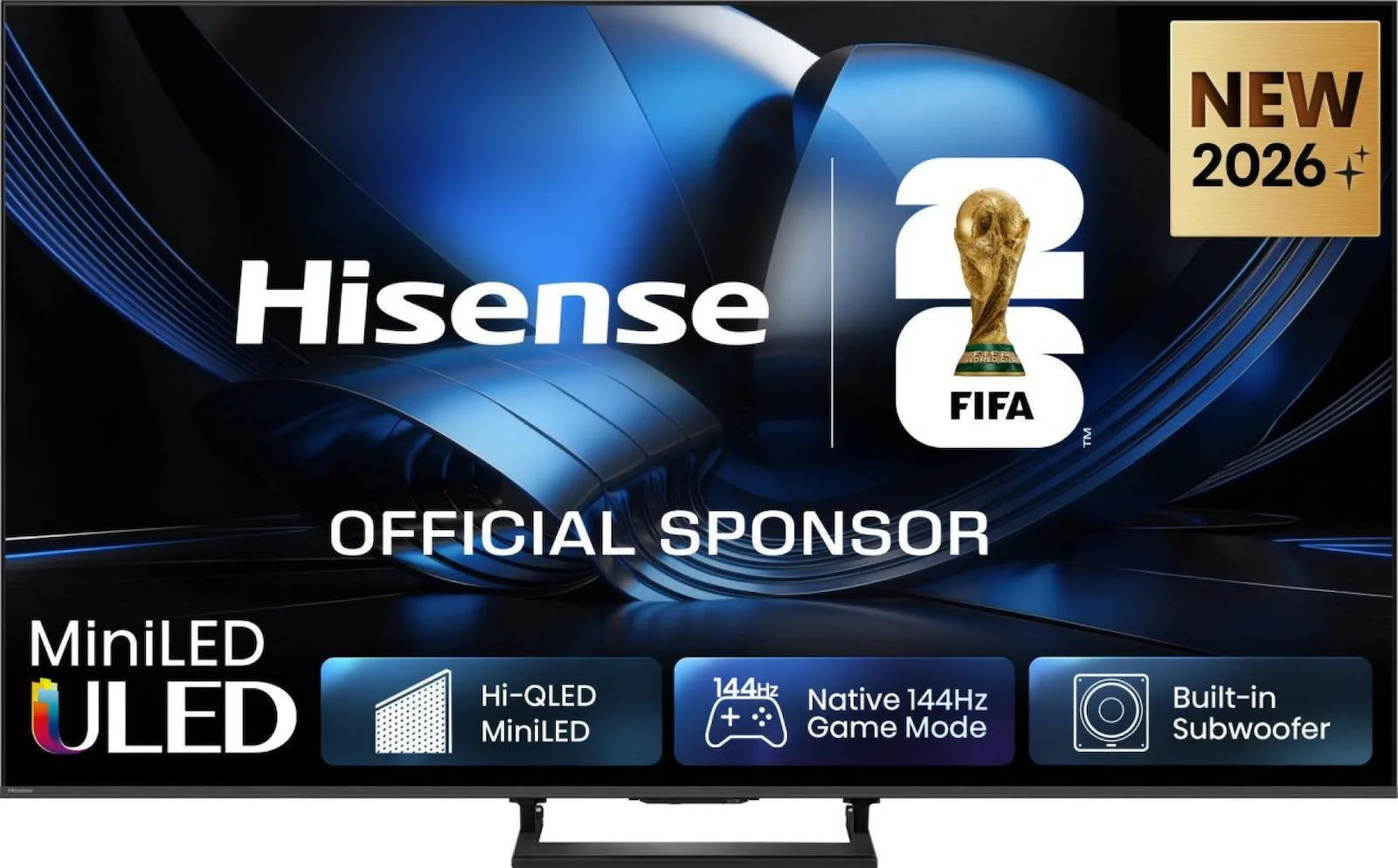 Hisense Smart Τηλεόραση 55" 4K UHD Mini LED U7SE HDR (2026) 55U7SE - Image 1