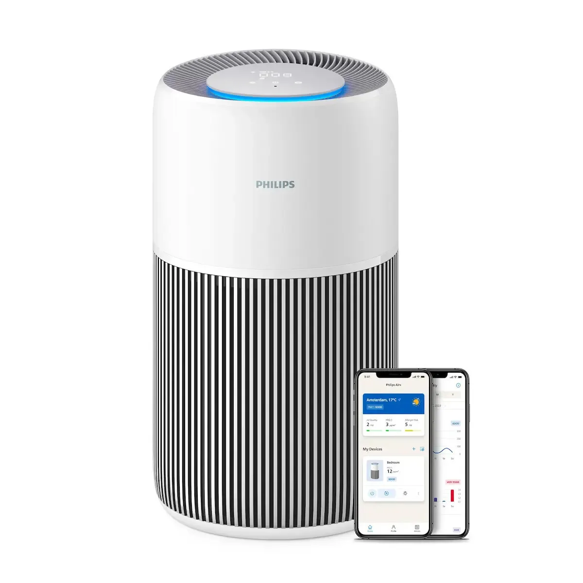 20260604160353_philips_pureprotect_quiet_2200_ac2220_10_katharistis_aera_28w_gia_chorous_109m.jpeg Philips Pureprotect Quiet 2200 AC2220/10 Καθαριστής Αέρα 28W για Χώρους 109m² - Image 1