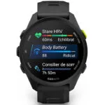 Garmin Forerunner 70 43mm Αδιάβροχο Smartwatch με Παλμογράφο (Μαύρο)