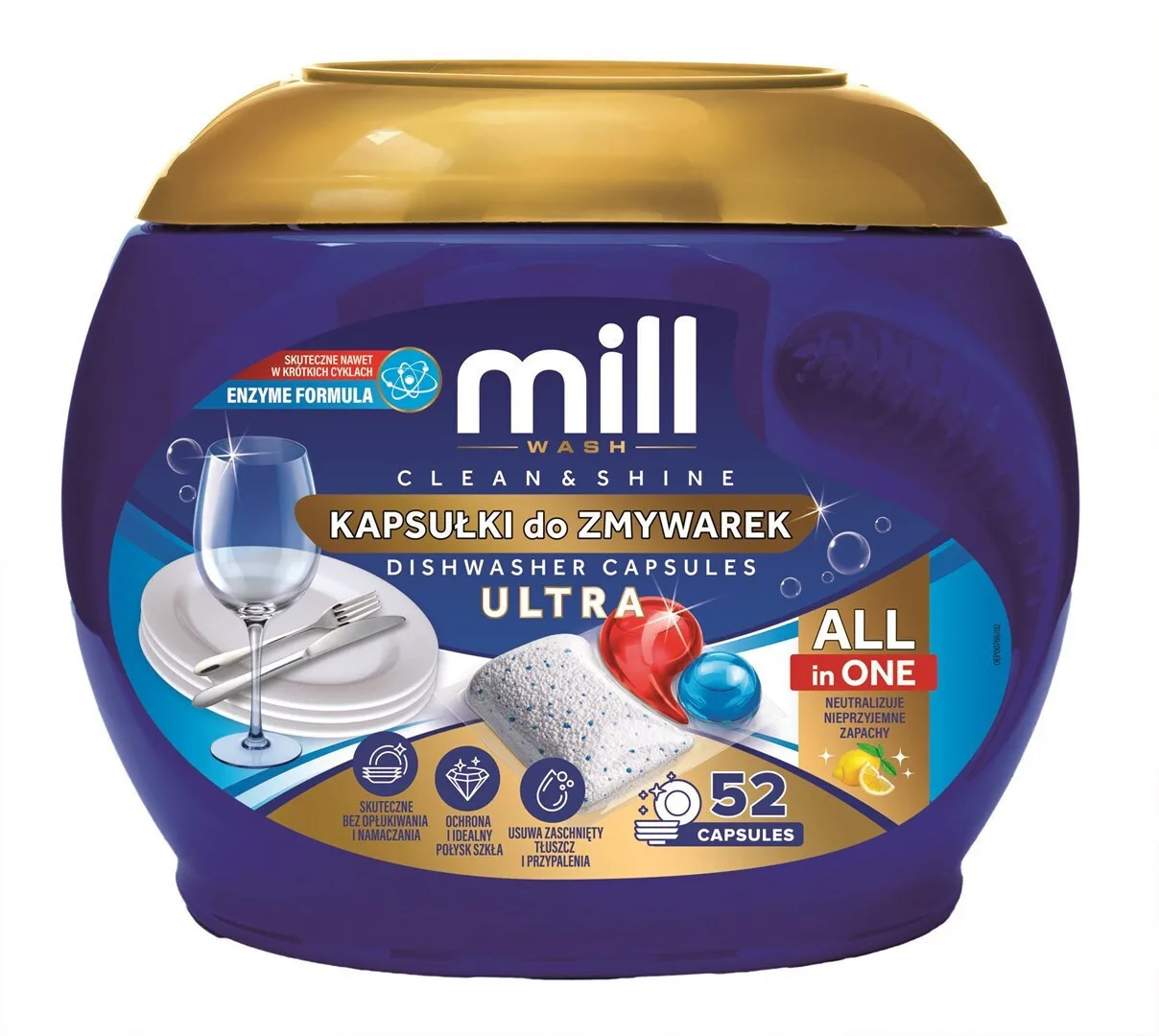 20260608145825_mill_kapsoules_plyntiriou_piaton_3kg.jpeg Mill Κάψουλες Πλυντηρίου Πιάτων 3kg - Image 1