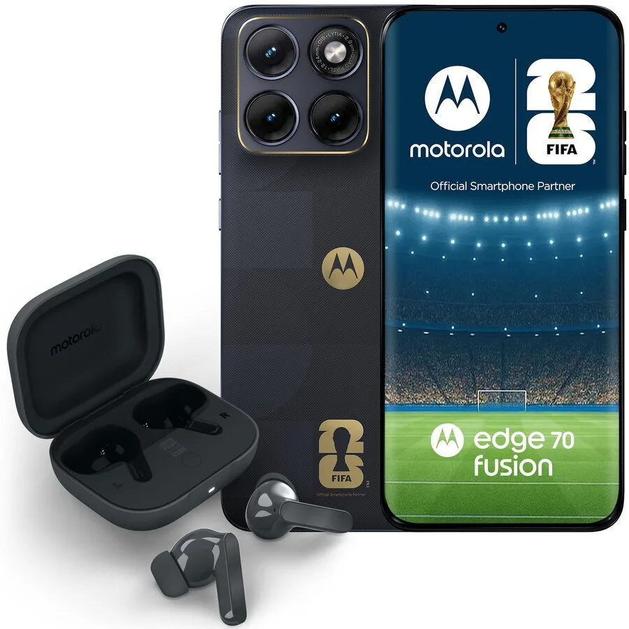 Motorola Edge 70 Fusion 5G (8/256GB) PANTONE Silhouette FIFA Edition + Moto Buds - Image 1
