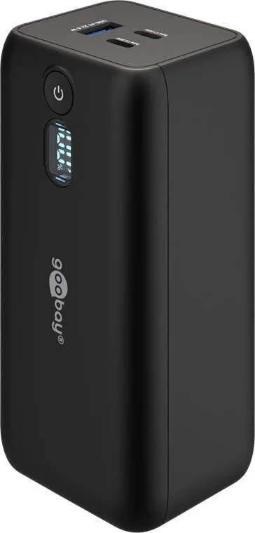 20260609114800_goobay_76254_power_bank_20000mah_65w_me_thyra_usb_a_kai_2_thyres_usb_c_power_delivery_mayro.jpeg Goobay 76254 Power Bank 20000mAh 65W με Θύρα USB-A και 2 Θύρες USB-C Power Delivery Μαύρο - Image 1