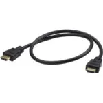 Aten HDMI 2.0 Premium High Speed 4K 60Hz HDR Cable HDMI male - HDMI male 0.6m Μαύρο