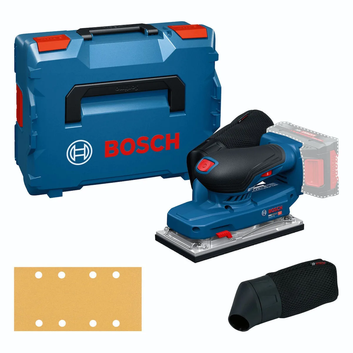 Bosch 06019R7000 Παλμικό Τριβείο Χούφτας 18V Solo με Σύστημα Αναρρόφησης - Image 1