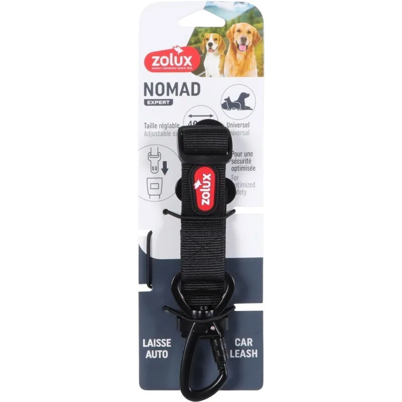 20260611122201_zolux_nomad_expert_dog_car_safety_belt_zou.jpeg Zolux Nomad Expert – Dog Car Safety Belt Zou - Image 1
