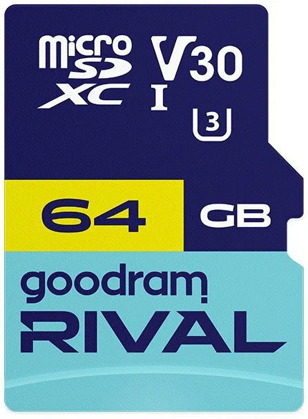 20260612164732_goodram_microsdxc_64gb_u3_v30_uhs_i_100mb_s_me_antaptora.jpeg GoodRAM microSDXC 64GB U3 V30 UHS-I 100MB/s με αντάπτορα - Image 1