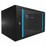 Extralink Επιτοίχια Καμπίνα Rack 6U Μαύρο