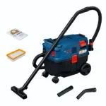 Bosch GAS12-25LS Σκούπα Υγρών / Στερεών 1200W με Πλαστικό Κάδο 20lt Μπλε