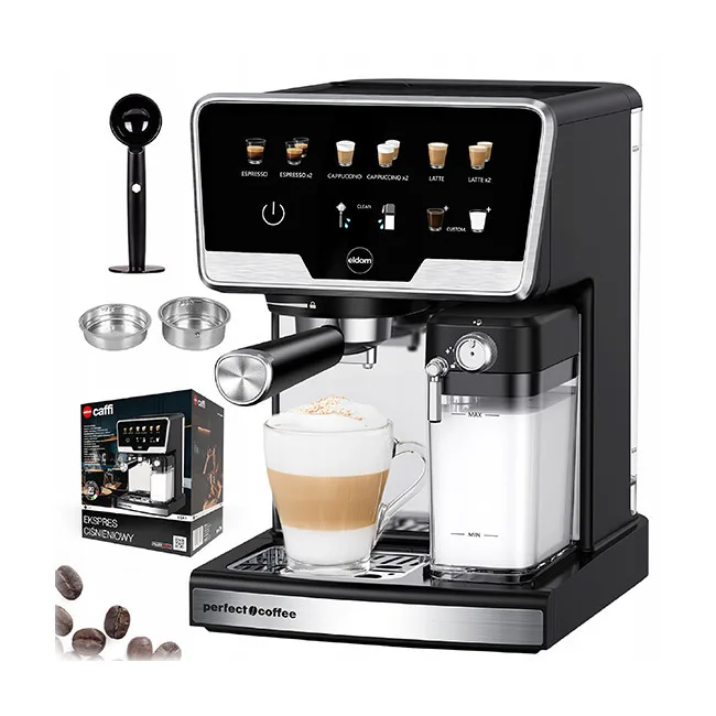 20260618162248_silver_aytomati_michani_espresso_1530w_piesis_20bar_gia_cappuccino_me_mylo_alesis_kafe_eck1.jpeg Silver Αυτόματη Μηχανή Espresso 1530W Πίεσης 20bar για Cappuccino με Μύλο Άλεσης Καφέ ECK1 - Image 1
