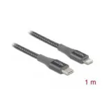 DeLock USB-C to Lightning Cable Γκρι 1m 86631