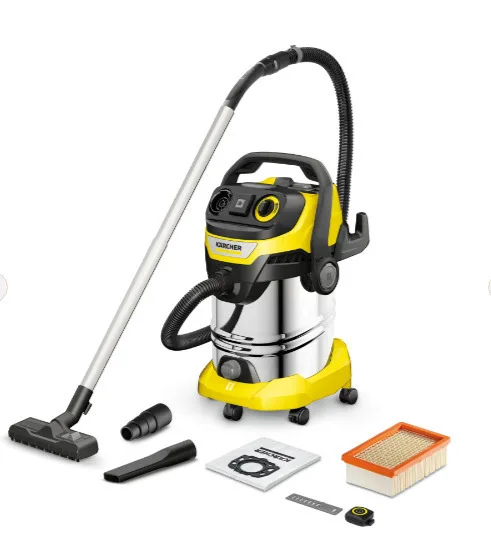 20260619123625_karcher_wd_6_control_p_s_30_6_35_t_skoupa_ygron_stereon_1300w_me_anoxeidoto_kado_30lt_kitrini.jpeg Karcher WD 6 Control P S 30 6 35 T Σκούπα Υγρών / Στερεών 1300W με Ανοξείδωτο Κάδο 30lt Κίτρινη - Image 1