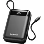 Canyon OnPower 20000mAh 20W με Θύρα USB-A και Θύρα USB-C Power Delivery Μαύρο