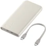 Samsung Power Bank 10000mAh 25W με 2 Θύρες USB-C Μπεζ