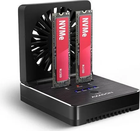 20260623102859_axagon_storage_docking_station_gia_sklirous_diskous_sata_adsa_m2c22.jpeg Axagon Storage Docking Station για Σκληρούς Δίσκους SATA (ADSA-M2C22) - Image 1