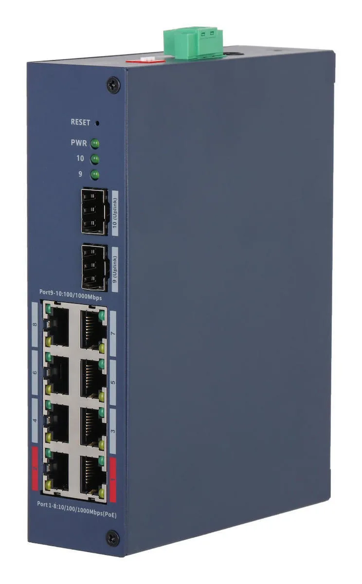 20260624130151_dahua_chs4210_8gt_110_managed_l2_poe_switch_me_10_thyres_gigabit_1gbps_ethernet_kai_2_sfp_thyres.jpeg Dahua CHS4210-8GT-110 Managed L2 PoE++ Switch με 10 Θύρες Gigabit (1Gbps) Ethernet και 2 SFP Θύρες - Image 1