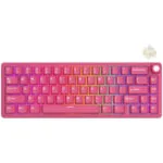 Royal Kludge R65 Gaming Πληκτρολόγιο με RGB φωτισμό (Αγγλικό US) Berry Red