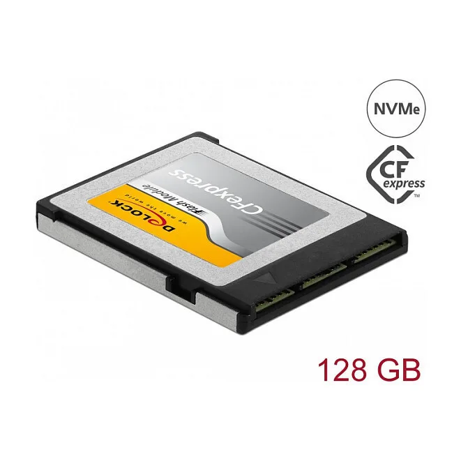 20260625114128_delock_cfexpress_128gb_class_10_1450mb_s.jpeg DeLock CFexpress 128GB Class 10 1450MB/s - Image 1