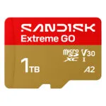Sandisk Extreme microSDHC 1TB U3 V30 A2 UHS-I 190MB/s με αντάπτορα