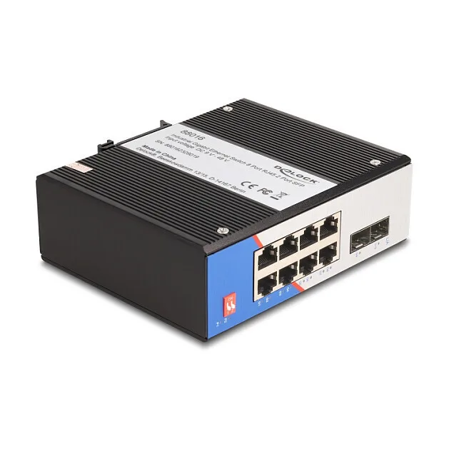 20260625132004_delock_88016_managed_l2_switch_me_8_thyres_gigabit_1gbps_ethernet_kai_2_sfp_thyres.jpeg DeLock 88016 Managed L2 Switch με 8 Θύρες Gigabit (1Gbps) Ethernet και 2 SFP Θύρες - Image 1