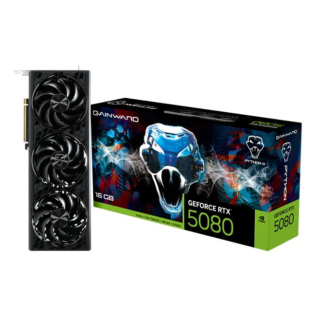 20260625165812_gainward_geforce_rtx_5080_16gb_gddr7_python_iii_karta_grafikon_ne75080019t2_gb2035t.jpeg Gainward GeForce RTX 5080 16GB GDDR7 Python III Κάρτα Γραφικών - Image 1