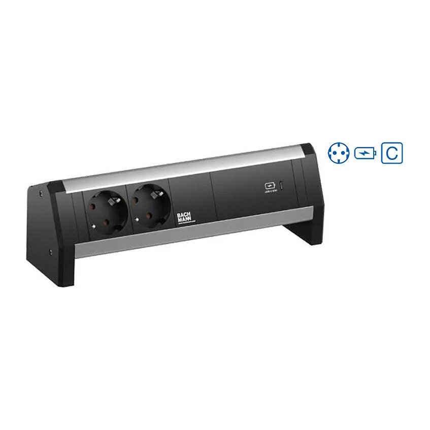 20260625171918_bachmann_desk_polyprizo_me_usb_a_902_0816.jpeg Bachmann Desk Πολύπριζο με USB-A 902.0816 - Image 1