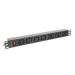 Lanberg Πολύπριζο Rack PDU-04I1906I-0200-C20-BK 1τμχ