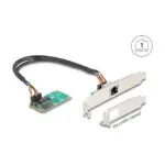 DeLock Κάρτα PCIe σε θύρα Mini PCIe / Ethernet 95268