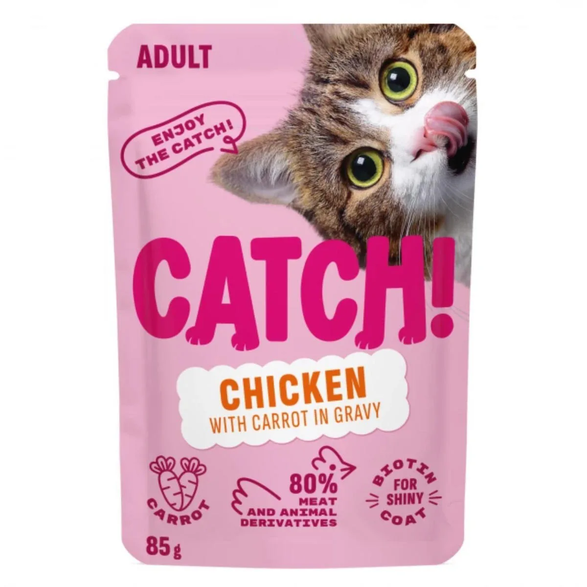 20260629110814_catch_ygri_trofi_gia_gates_me_kotopoulo_85gr.jpeg Catch Υγρή Τροφή για Γάτες με Κοτόπουλο 85gr - Image 1