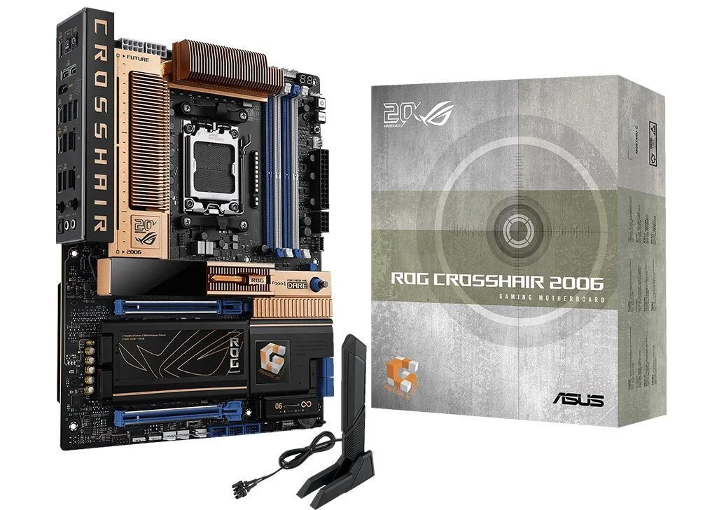 20260629160620_asus_rog_crosshair_2006_x870e_wi_fi_motherboard_atx_me_amd_am5_socket_90mb1pp0_m0eay0.jpeg Asus Rog Crosshair 2006 X870E Wi-Fi Motherboard ATX με AMD AM5 Socket 90MB1PP0-M0EAY0 - Image 1