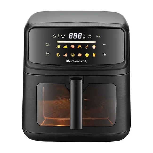 Melchioni Martina Air Fryer με Διπλό Αποσπώμενο Κάδο 10lt Μαύρο - Image 1