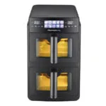 Melchioni Giulia Air Fryer με Διπλό Αποσπώμενο Κάδο 10lt Μαύρο