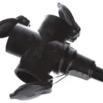 Bachmann Vollgummi-schutzkontakt-kupplung Μαύρη Τοποθέτηση Mpn 913.170