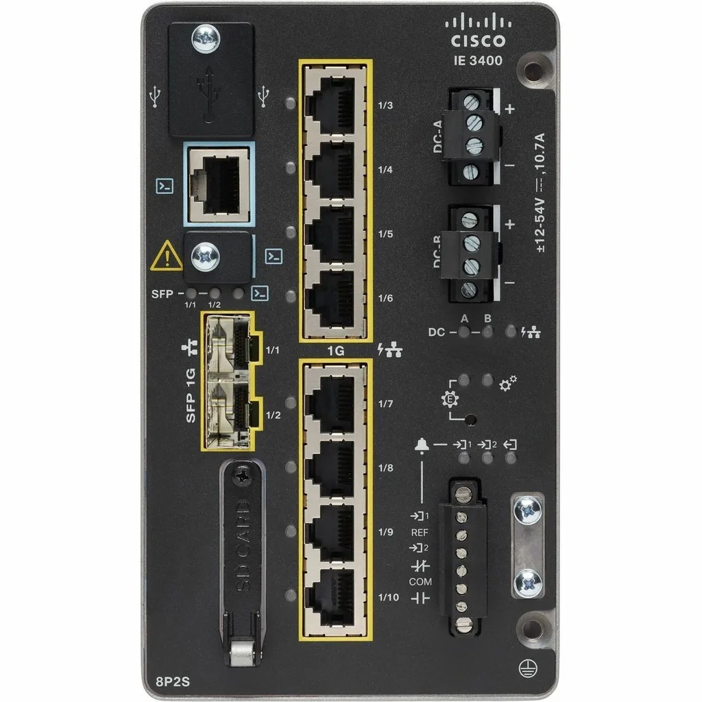20260701145021_cisco_catalyst_ie3400_rugged_series_l2_poe_switch_me_8_thyres_gigabit_1gbps_ethernet_kai_2_sfp_thyres.jpeg Cisco Catalyst IE3400 Rugged Series L2 PoE Switch με 8 Θύρες Gigabit (1Gbps) Ethernet και 2 SFP Θύρες - Image 1