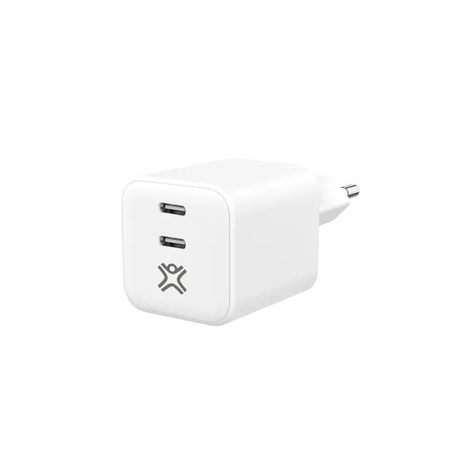 XtremeMac Φορτιστής Χωρίς Καλώδιο με 2 Θύρες USB-C 65W Power Delivery Λευκός (XWH-SPC60-03) - Image 1