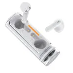 2GO Acoustic Twist In-ear Bluetooth Handsfree Ακουστικά με Θήκη Φόρτισης Λευκά