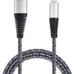 2GO Braided USB-A to Lightning Cable Ασημί 1m (795952)