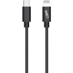 2GO Braided USB-A to Lightning Cable Μαύρο 1m (797162)