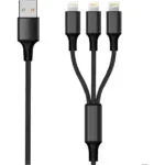 2GO Braided USB to Lightning Cable Μαύρο 1.5m (797155)