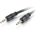 2GO Καλώδιο Ήχου 3.5mm male - 3.5mm male Μαύρο 1.5m 351021