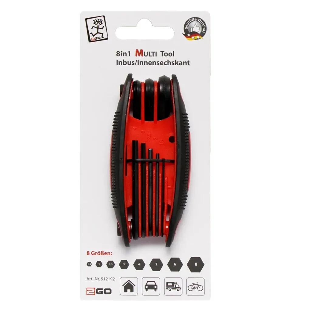 2GO Σετ 8 Κλειδιά Allen 512192 2GO Σετ 8 Κλειδιά Allen 512192 - Image 1