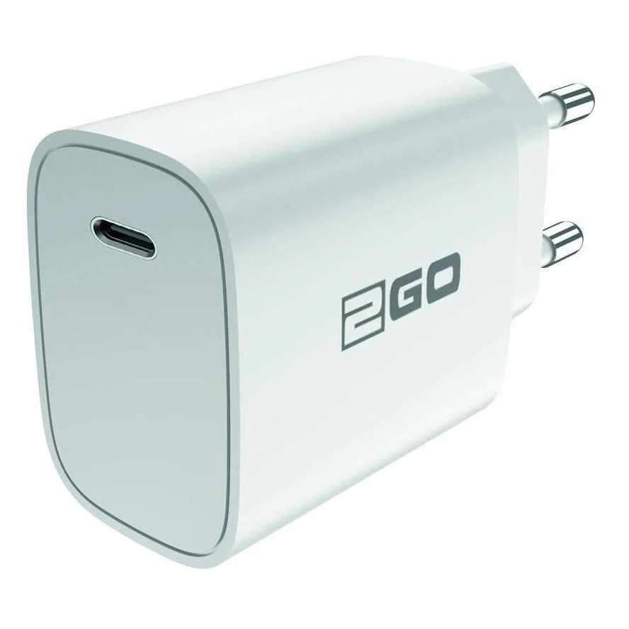 2GO Φορτιστής Χωρίς Καλώδιο με Θύρα USB-C Power Delivery Λευκός (797275) 2GO Φορτιστής Χωρίς Καλώδιο με Θύρα USB-C Power Delivery Λευκός (797275) - Image 1